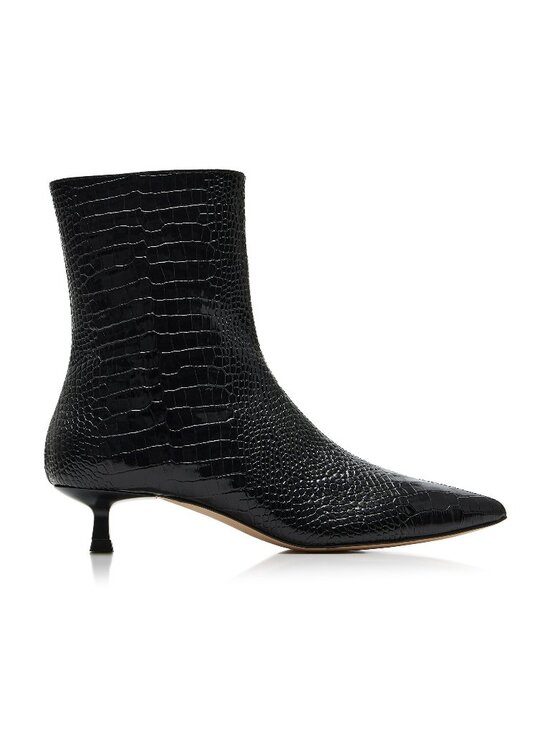 FREDA SALVADOR Shoes - FREDA SALVADOR Lanna Croc-Effect Leather Boots – New